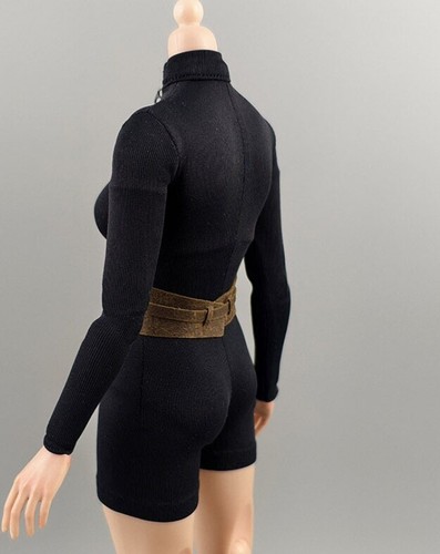 1/6 Scale Female Sexy High Neck Bodysuit Model For 12IN Action Figure Body - Picture 3 of 23