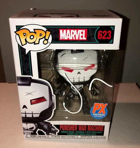 Jon Bernthal Marvel Punisher War Machine #623 Signed Funko Beckett E4