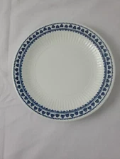 Adams Brentwood - English Ironstone - Blue Shamrocks -Bread / Dessert -6.25" -FS
