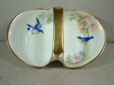 NORITAKE NIPPON Basket Blue Birds-Dogwood Flo...