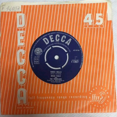 Brian Poole And The Tremeloes/ Three Bells / Single Platte 7 ''