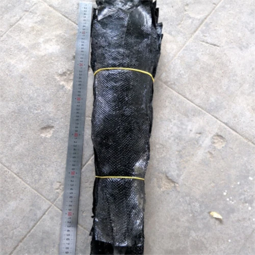 2xGenuine Salmon Fish Skin Leather Salmon Fish Hide Material Leather Craft Pelt - Picture 20 of 43