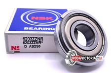 NSK 6203 ZZ NR Shielded Bearing with A Snap Ring 17x40x12 mm