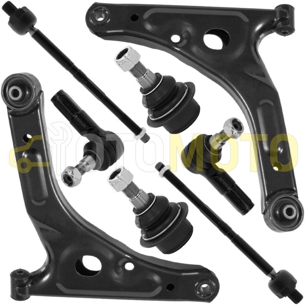 Kit bras suspension Ford Transit 2000 avant avec rotule de direction anti-vibration 8 pcs