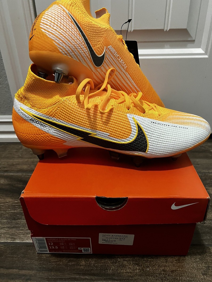 ナイキ サッカースパイク NIKE SUPERFLY 7 ELITE FG Mens 12 US Nike Superfly 7 Elite SGPRO Player Edition New in Box