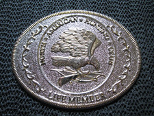 NORTH AMERICAN HUNTING CLUB LIFE MEMBER BELT BUCKLE VINTAGE RARE 1980s USA