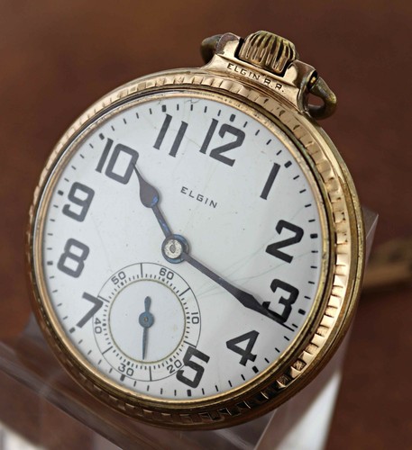 Vintage 1925 Elgin BW Raymond Grade 478 21 Jewels 12k Gold Filled Pocket Watch - Picture 2 of 9