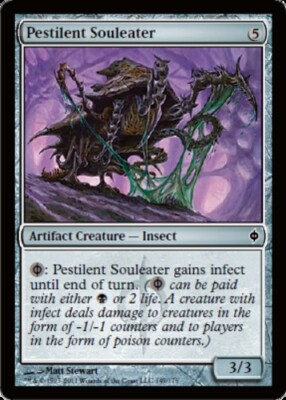 Pestilent Souleater - Foil DMG, English MTG New Phyrexia