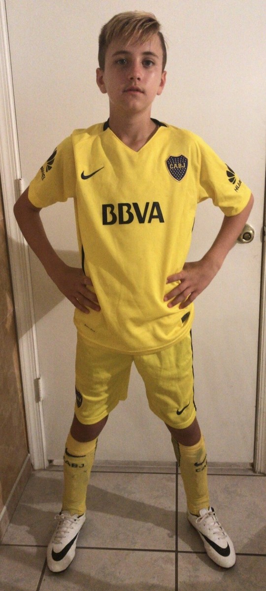Nike Boca Juniors Third Kit 17/18 Dario Benedetto Yellow