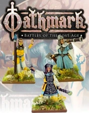 Oathmark - OAK301 - Elf King Wizard & Musician - Fantasy War Games D&D