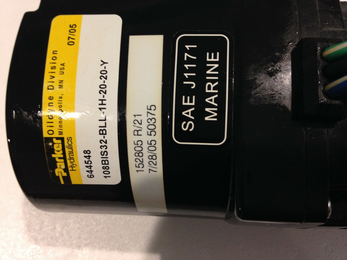 Parker Hydraulics Marine Hydraulic Power Trim Pump SAE J1171