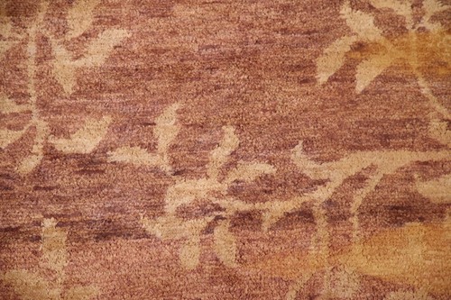 Nature Print Transitional Moroccan Oriental Area Rug 5'x7' Jute Hand-knotted Rug - Picture 4 of 12