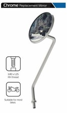 SKYTEAM V-RAPTOR 125 Oxford Chrome Motorcycle Mirror Glass Right Side 10mm