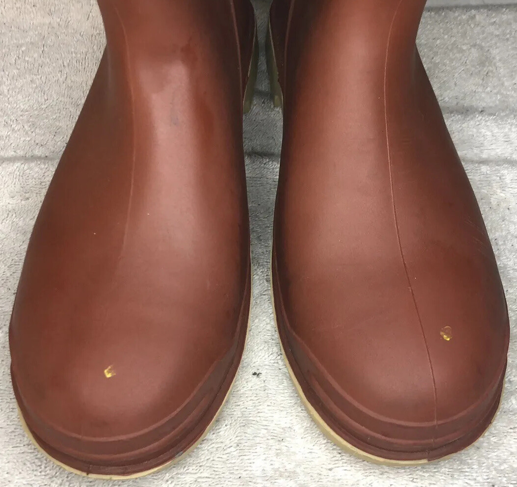 LaCrosse ANSI Z41 PT91 M I/75 C/75 Steel Toe Rubber Boots Brown