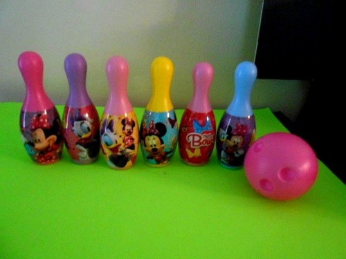 minnie mouse bowling set