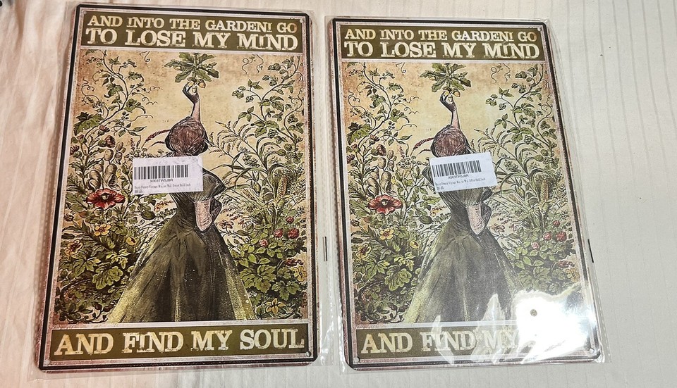 Into The Garden I Go To Lose My Mind And Find My Soul Poster, Gift Gardening eBay