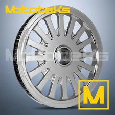 HARLEY 68TH X 1" CUSH PULLEY FOR TOURING BAGGER MODELS CHROME SPROCKET