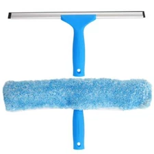 	MR.SIGA Professional Window Cleaning Combo Squeegee & Microfiber Scrubber	