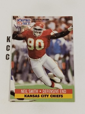 1991 NFL Pro Set Kansas City Chiefs #537 Neil Smith