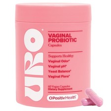 O Positiv URO Vaginal Probiotics for Women pH Balance with Prebiotics 