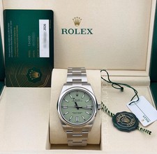 Rolex Oyster Perpetual 41mm Green Dial Pistachio 134300 Stainless Steel NEW 2026 3