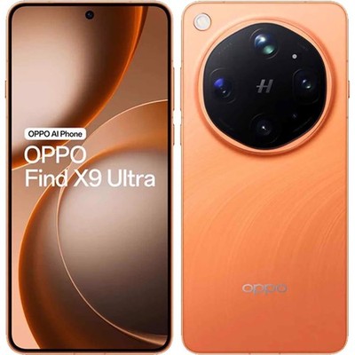 Oppo Find X9 Ultra 5G Canyon Orange 1TB + 16GB Dual-SIM Unlocked SIMFree NEU