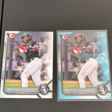 Bowman Benyamin Bailey 1st Bowman Chicago White Sox Prospects 2 Card Lot