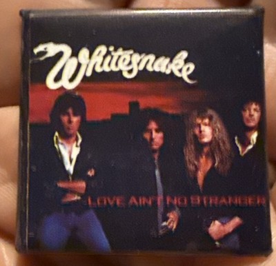 Whitesnake Pin Licensed 80s 90s 1.5 x1.5 COMBINE SHIP Love Ain t No Stranger