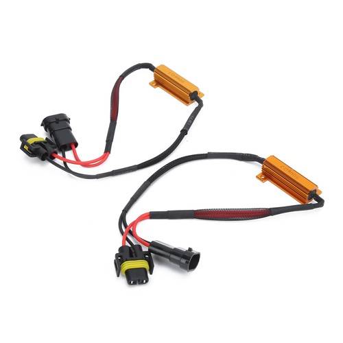 Ι 2pcs H11 LED Fog Light Decoder 50W 12V Load Resistor Car Headlight Anti - Picture 5 of 12