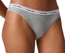 CALVIN KLEIN Modern Cotton Grey White Black Bikini Panty Womens M L