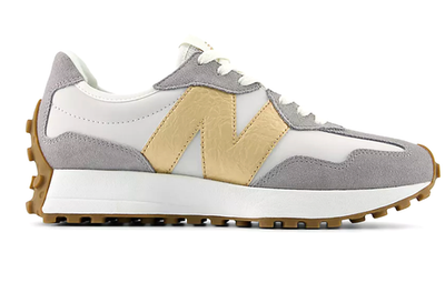 New Balance 327 Casual Women's Sneaker Shoes White Moonbeam Grey