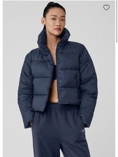 Alo Yoga Gold Rush Puffer Jacke GR XS navy - ...