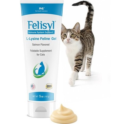 Felisyl L Lysine Gel 5oz Cats Immune Eye Support Sneezing Runny Nose