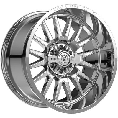 20'' Edge Off Road 305C Chrome Plated Wheel 20x9 6x135 6x5.5 (6x139.7) 0mm Rim