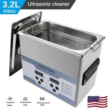 3.2L Ultrasonic Cleaner with Timer Heating Machine Digital Sonic Cleaner