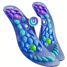 Massage shoe insoles