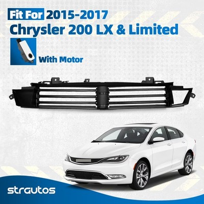 Active Shutter Grille With Motor For 2015 2016 2017 Chrysler 200 LX&Limited