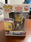 Funko Pop! Vinyl: Stranger Things - Steve #1545 W/Protector Has Side Crease