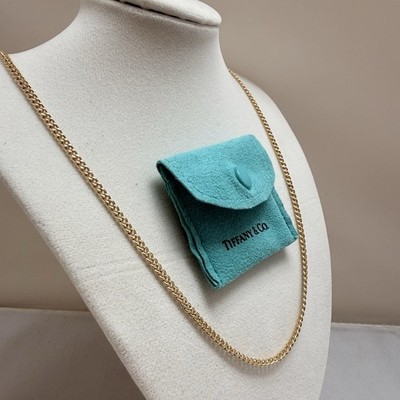ジ*可様 Tiffany vintage necklace Vintage Tiffany & Co 14K Gold 24