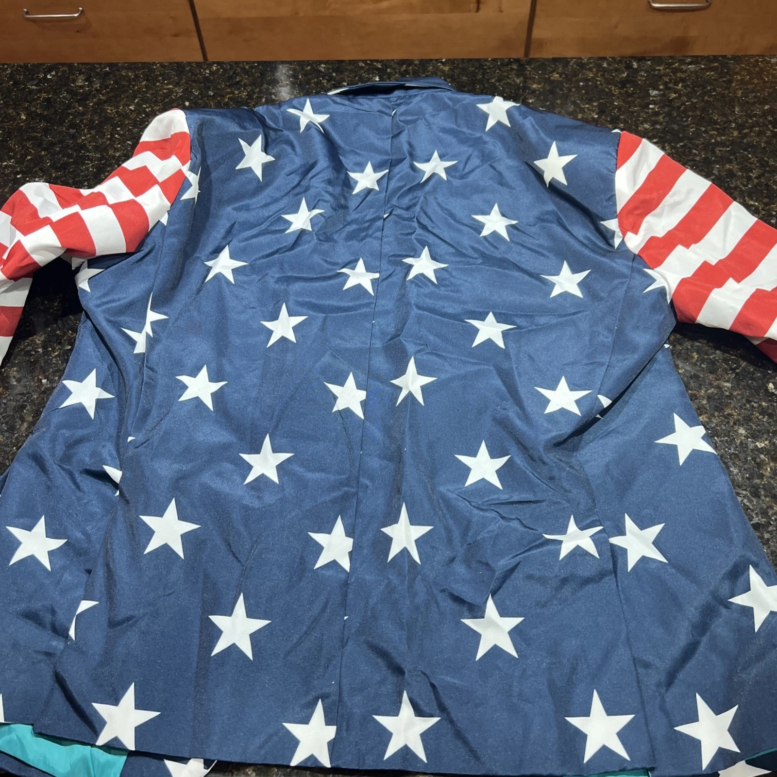  Suitmeister USA Flag Patriotic Blazer Men's Size 2XL NWT 4th of July Halloween image 10