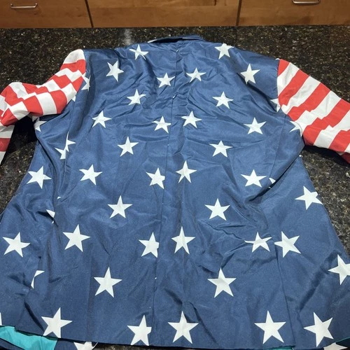  Suitmeister USA Flag Patriotic Blazer Men's Size 2XL NWT 4th of July Halloween image 10