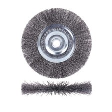 6 inch Wire Wheel for Bench Grinder,Coarse Crimped Wire 0.012-Inch with 1/2''...