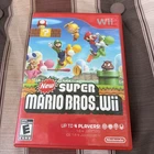 New Super Mario Bros. Wii (Nintendo Wii, 2009) No Manual