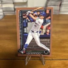2025 Topps Series 2 Joey Loperfido Gold Parallel /2025 #398 Toronto Blue Jays