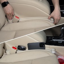Givifive Car Seat Gap Filler Organizer 2Pack Soft Foam 3IN1 Multifunctional