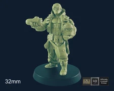 Wasteland Merchant - Post-Apocalyptic - 28mm or 32mm - EC3D Designs -