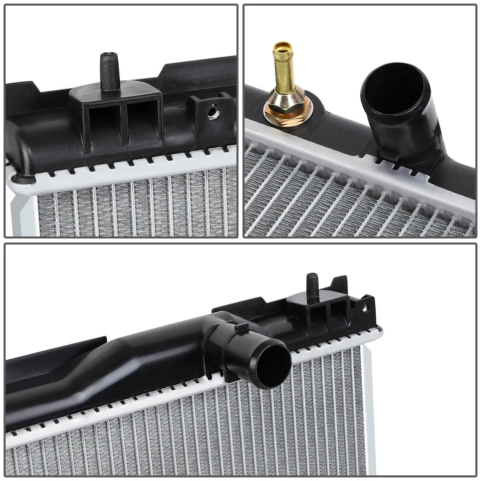 Radiador núcleo de aluminio 2435 para Toyota Solara Camry V6 Lexus Es300 AT 2002-2008 Foto 3 de 4