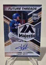 2022 Panini Elite Extra CASEY OPITZ *ROOKIE PLAYER WORN LOGO PATCH AUTO* #d 1/1
