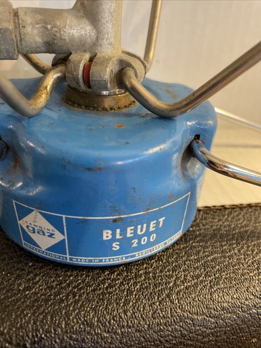 Vintage Bleuet S 200 Camp Butane Stove Camping Gaz International Portable Small - Picture 2 of 5