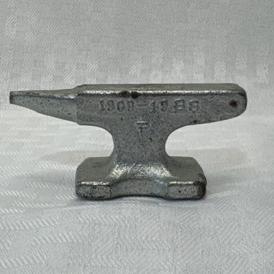 Vintage Portland Forge Mini Advertising Anvil Cast Iron 